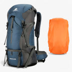 Ultimate Outdoor Gear | 70L Hiking Backpack with Water-Resistant Rain Cover | Ergonomic Design for Comfort and Durability