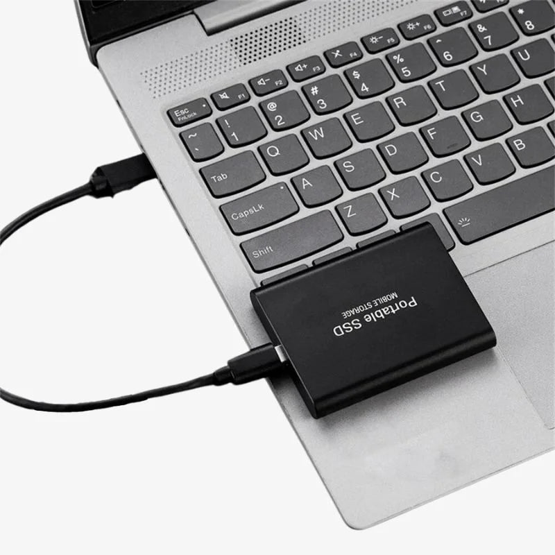 Portable External SSD — USB 3.1 Fast Backup Drive