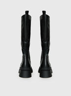Vegan Leather Knee High Boots for Women with Platform Base | Stylish Long Boots for Eco-Friendly Comfort