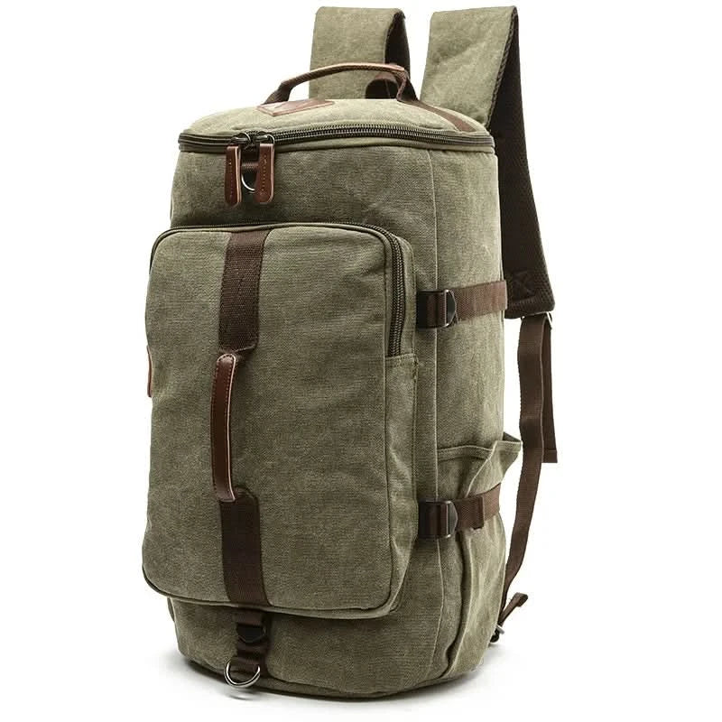 Versatile Canvas Duffle Bag | Men's Duffle Bag with Large Capacity & Dual Carry Options | Stylish Travel Companion for Everyday Use