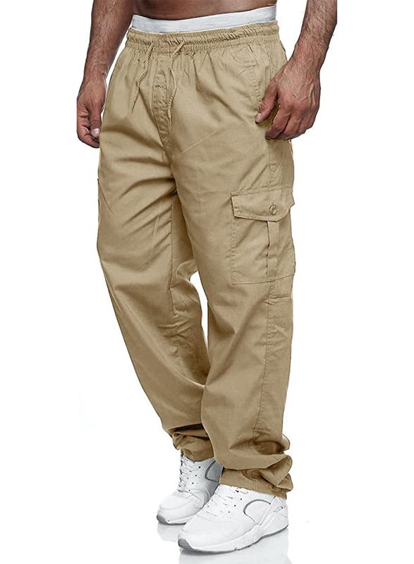 Stretchy Cargo Pants — Multi-Pocket Tactical Trousers
