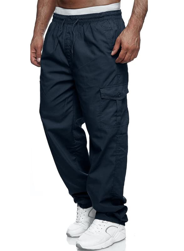 Stretchy Cargo Pants — Multi-Pocket Tactical Trousers