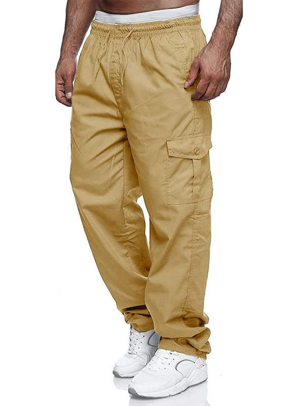 Stretchy Cargo Pants — Multi-Pocket Tactical Trousers