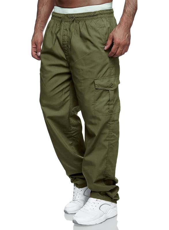 Stretchy Cargo Pants — Multi-Pocket Tactical Trousers