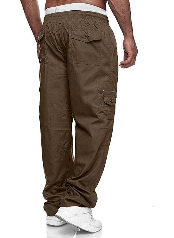 Stretchy Cargo Pants — Multi-Pocket Tactical Trousers