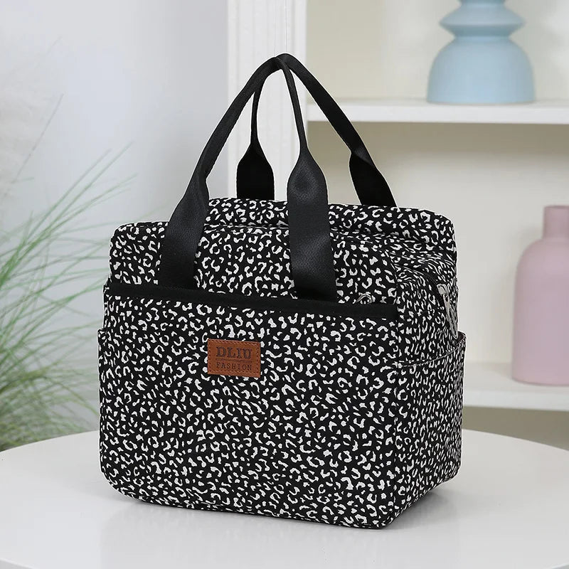 Versatile Insulated Lunch Bag – Durable Nylon with Large Capacity...
