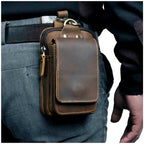 Vexton | Men's Waist Bag with Adjustable Strap & Durable Leather Design | Stylish Carrying Solution for Everyday Essentials