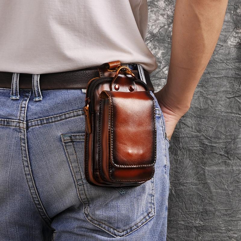 Vexton | Men's Waist Bag with Adjustable Strap & Durable Leather Design | Stylish Carrying Solution for Everyday Essentials