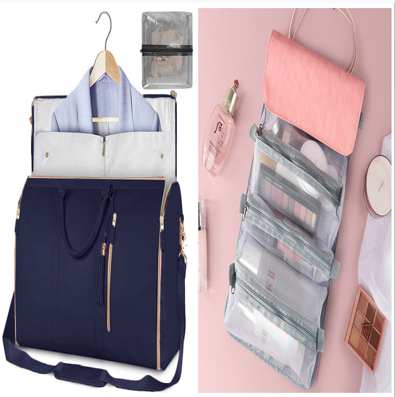 Waterproof foldable duffle tote bag detail