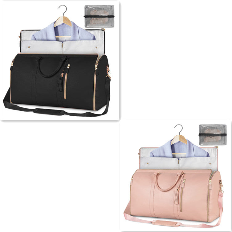 Foldable waterproof travel duffle weekender