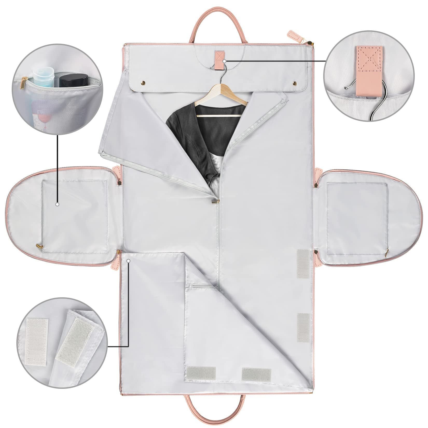 Spacious travel duffle tote bag for women