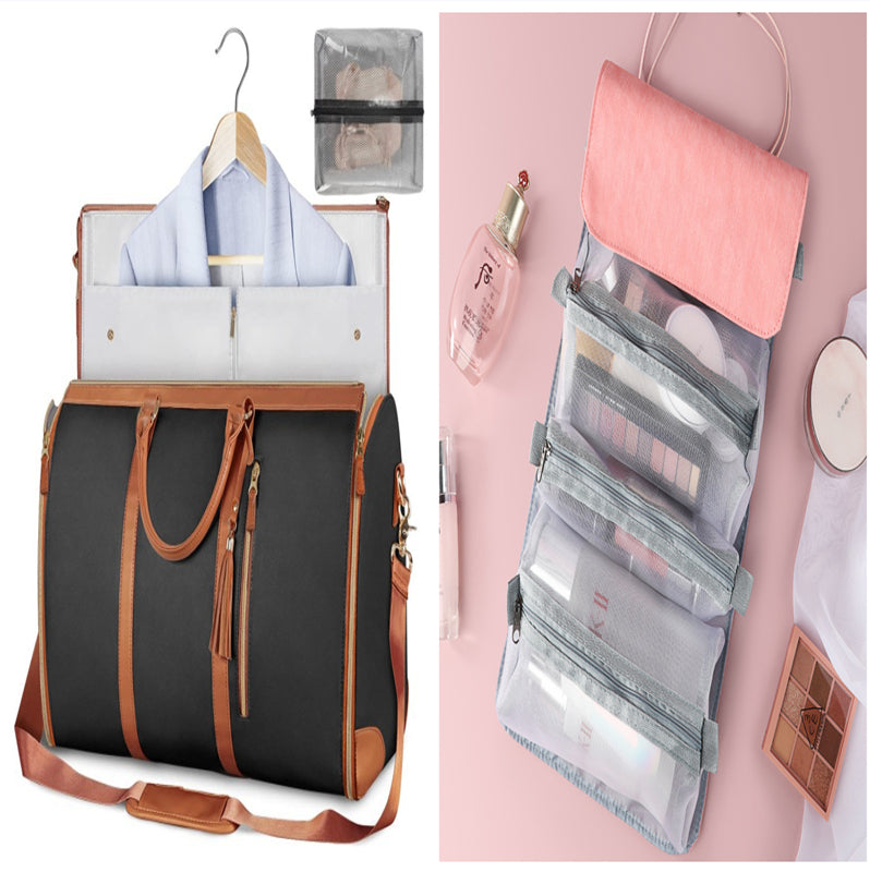 Women's travel weekender duffle tote bag