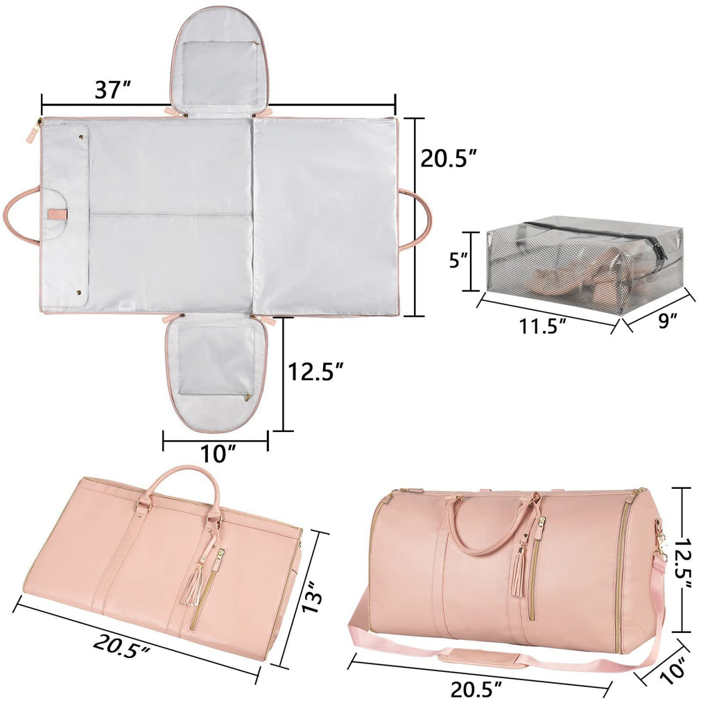 Foldable waterproof travel duffle bag color option