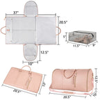 Foldable waterproof travel duffle bag color option