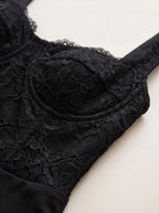 Women's Sexy Lace Neckline Slim Fit Dress – Elegant Bodycon Mini...