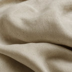 Linen two-piece set fabric detail close-up