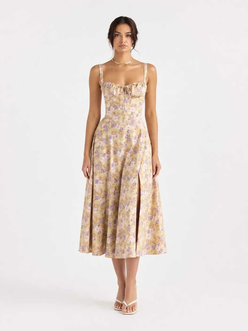Women's Elegant Slip Dress – Summer Solid Color Spaghetti Strap...
